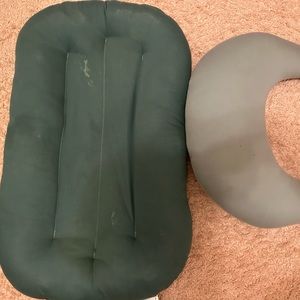 Snuggleme Organic Toddler lounger and pillow